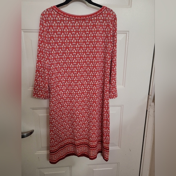 Max Studio Floral Print 3/4 Sleeve Dress Size‎ Small - Picture 6 of 6